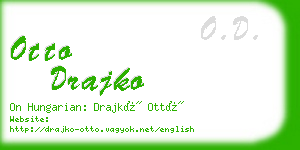 otto drajko business card